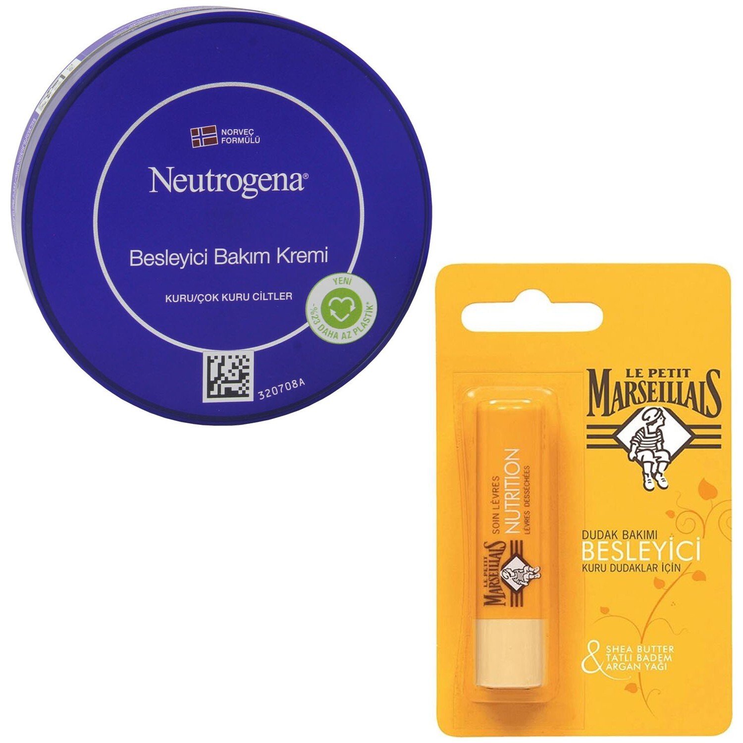 

Кондиционер Neutrogena питательный, 200 мл + Крем для губ Le Petit Marseillais питательный 4,9 г