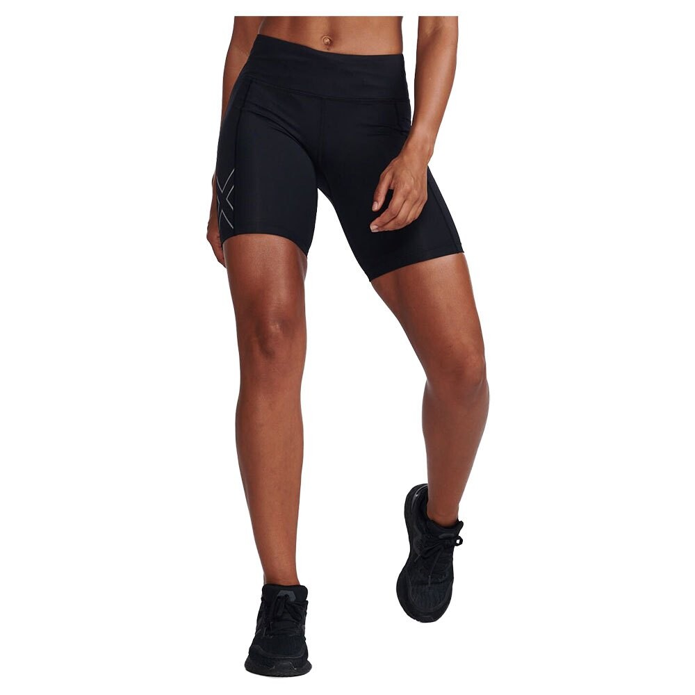 

Леггинсы 2XU Aero Mid-Rise Compression 6´´ Short, черный