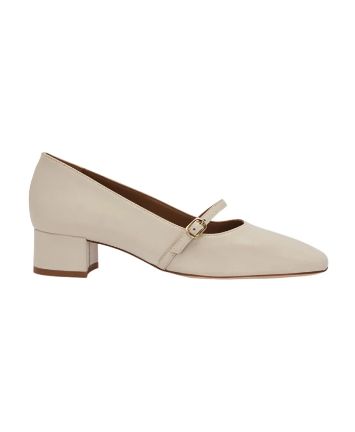 

Off White туфли лодочки Goya из кожи ягненка салон Lottusse, бежевый