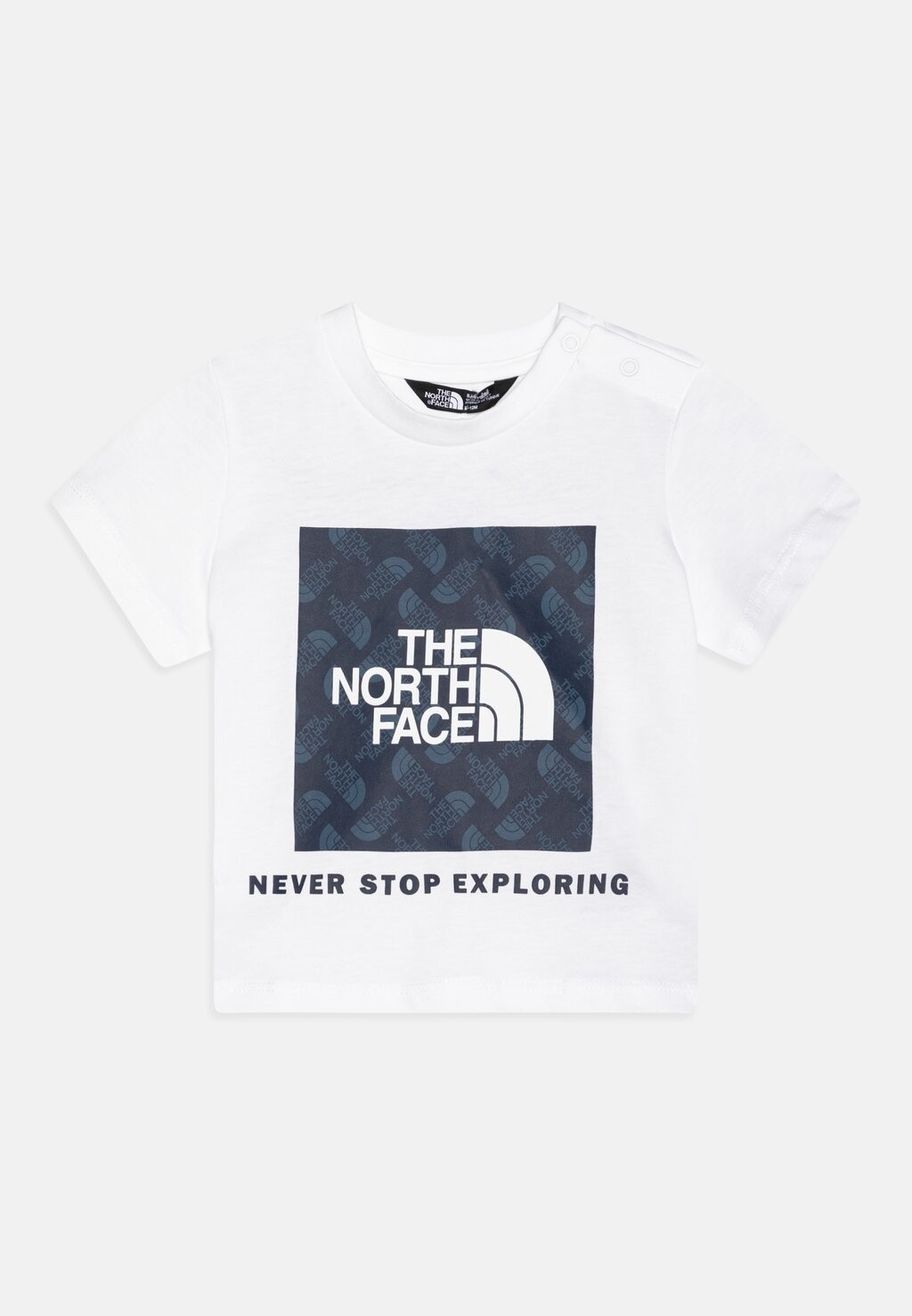 

Футболка с принтом BABY INFILL PRINT TEE UNISEX The North Face, цвет white