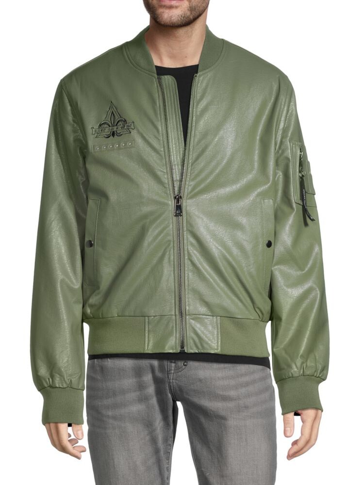 

Пуховик из искусственной кожи Eleven Paris, цвет Leaf Green