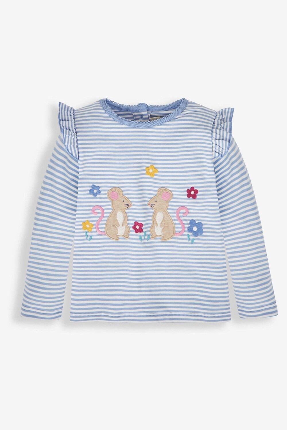 

Топ JoJo Maman Bébé с аппликацией в виде мышки Jojo Maman Bébé, синий