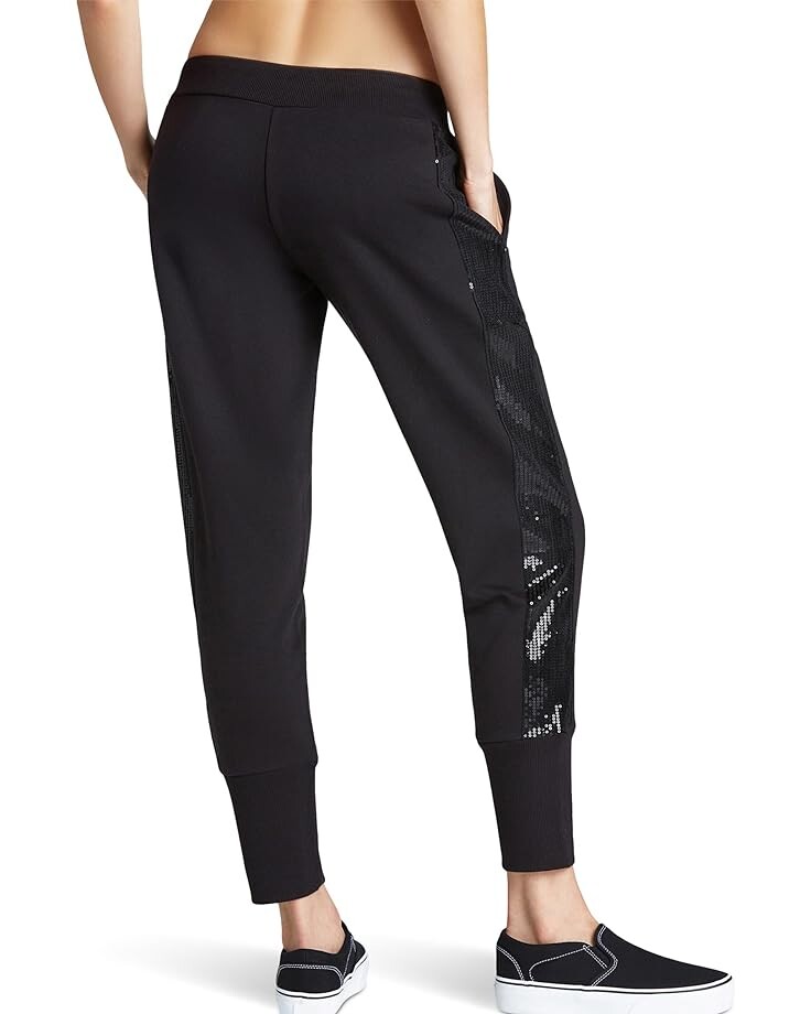 

Брюки Juicy Couture Joggers w/ Side Panels, цвет Liquorice