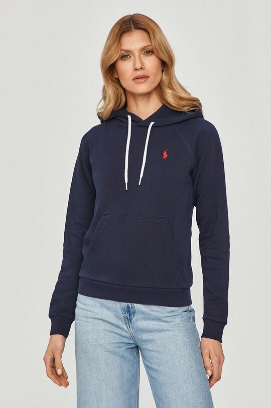 

Хлопковая толстовка Polo Ralph Lauren, темно-синий