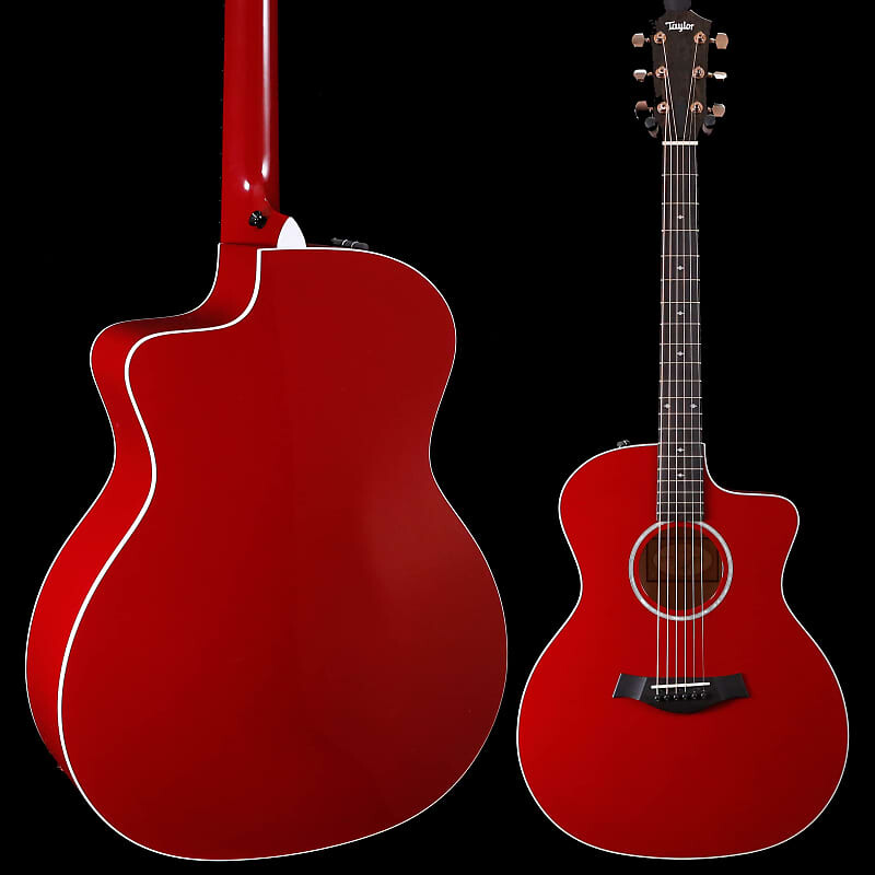 

Акустическая гитара Taylor 214ce-RED DLX Grand Auditorium, Red