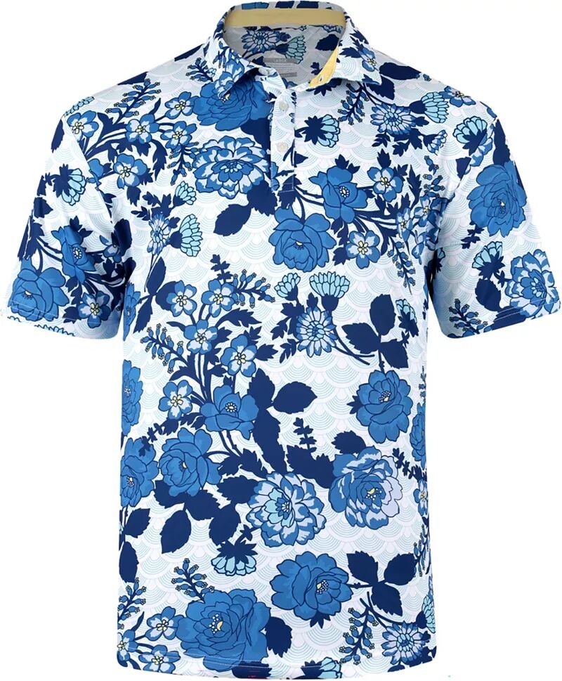 Мужская рубашка-поло для гольфа Bailey Swannies, синий