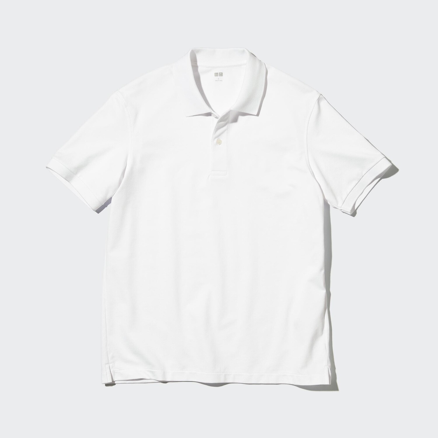 

Сухое пике поло UNIQLO, белый