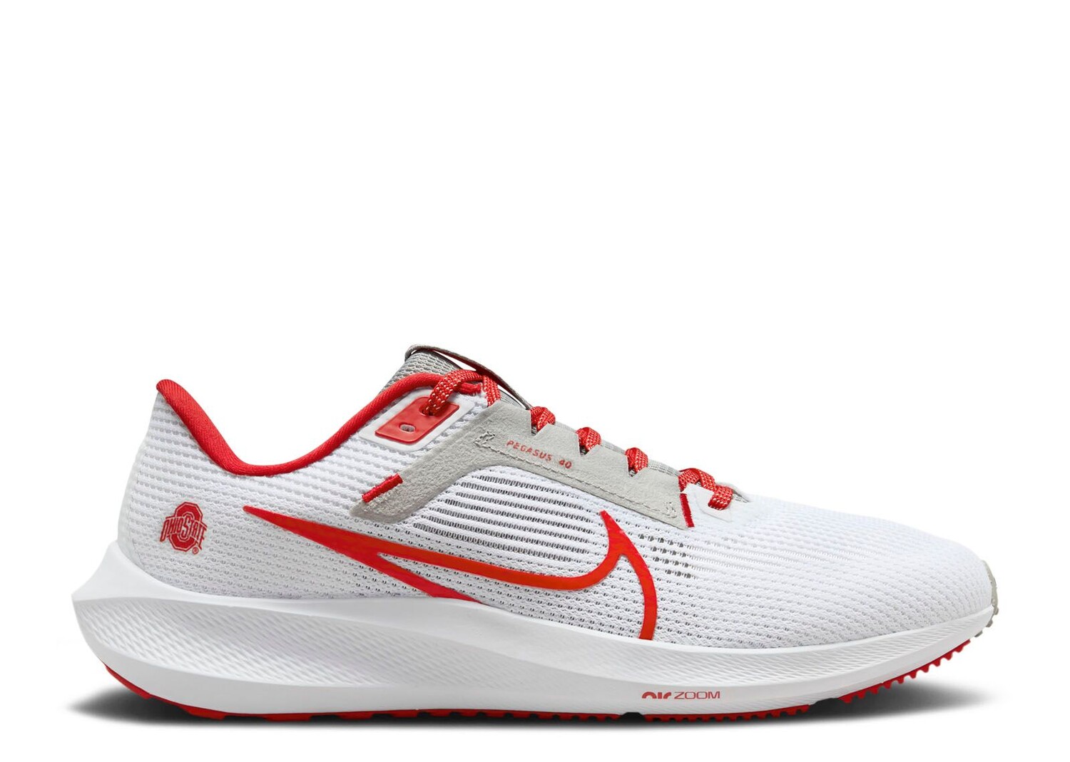 

Кроссовки Nike Air Zoom Pegasus 40 'Ohio State', белый, Белый;серый