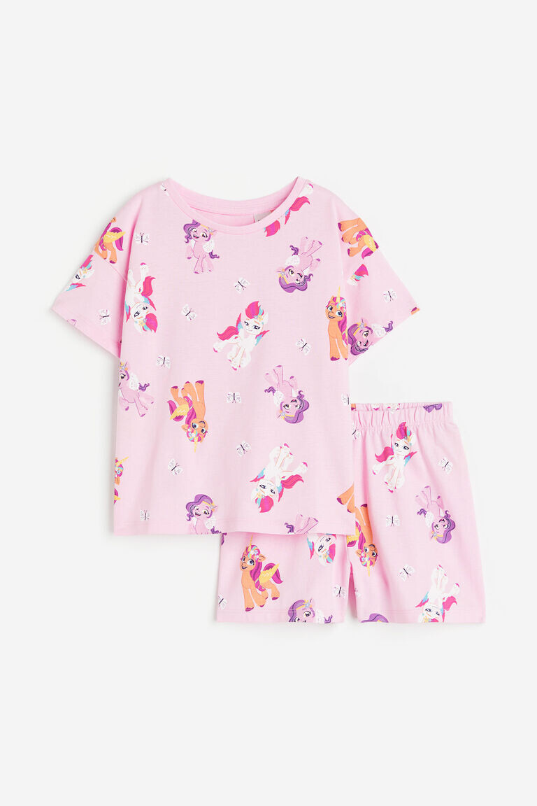 

Пижама из джерси с принтом H&M, розовый