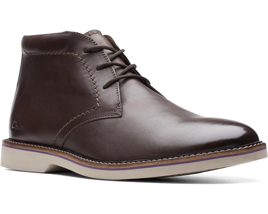 Ботинки Clarks Atticus LT Hi, цвет Dark Brown Leather