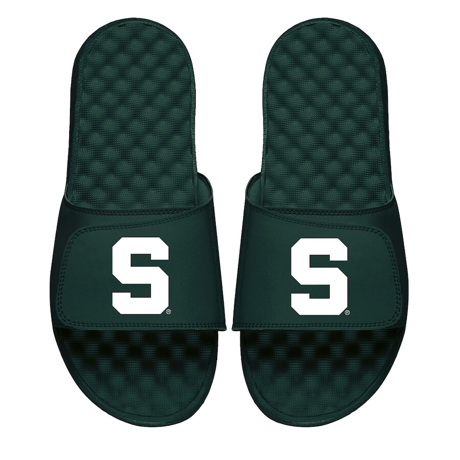 

Шлепанцы ISlide Michigan State Spartans, зеленый