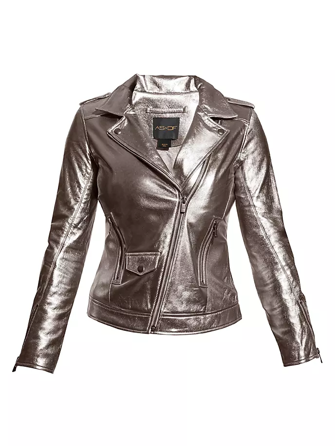 пальто из переработанной кожи jasper as by df цвет fuel Куртка из переработанной кожи Cult As By Df, цвет gunmetal