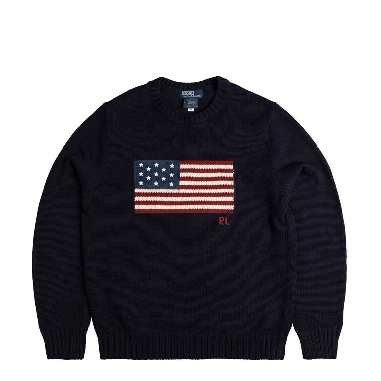 

Свитер The Iconic Flag Jumper Polo Ralph Lauren, синий