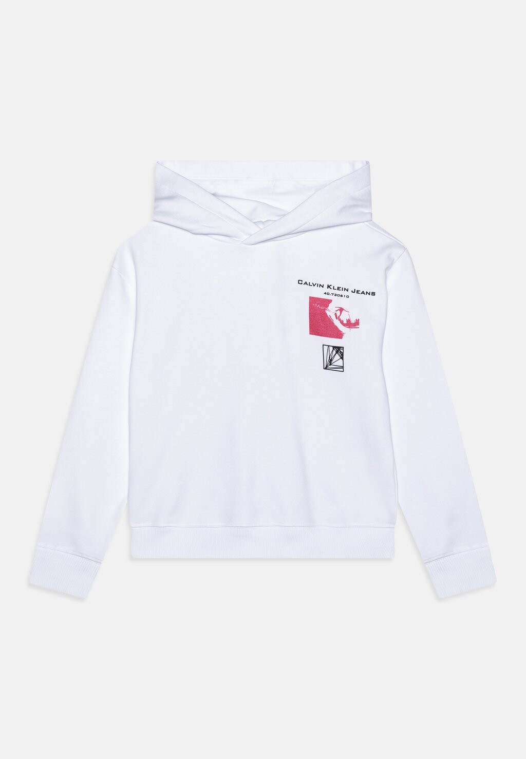 

Худи PHOTOGRAPH HOODIE Calvin Klein Jeans, цвет bright white