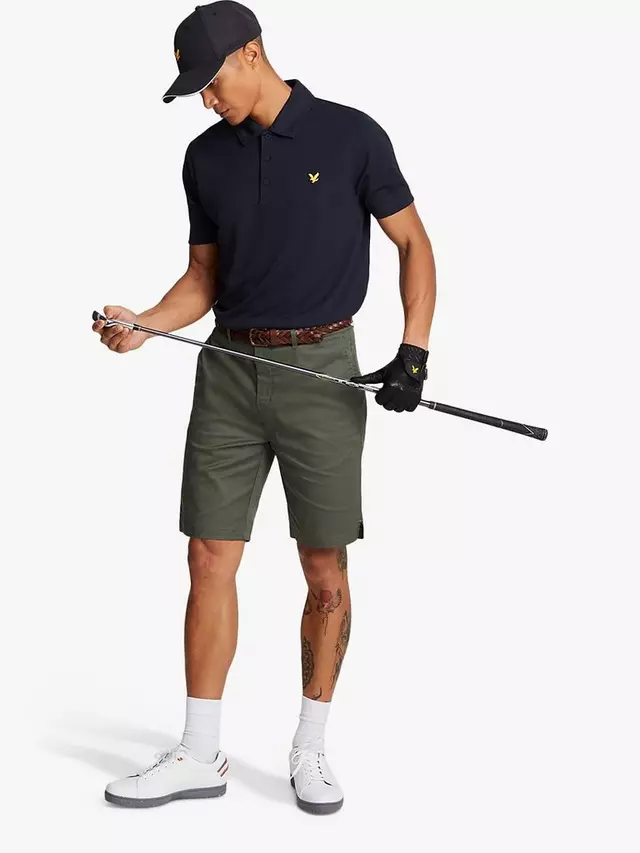 

Шорты Lyle & Scott Golf Stretch Chino, цвет cactus/green