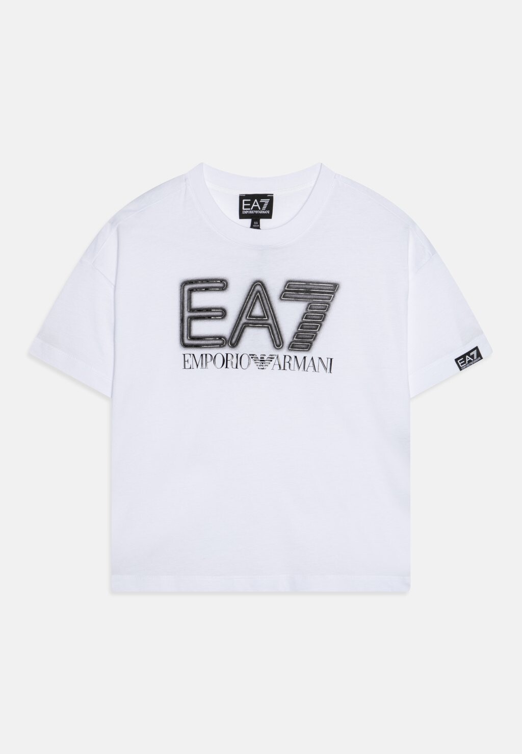 Футболка с принтом Unisex EA7 Emporio Armani, белый