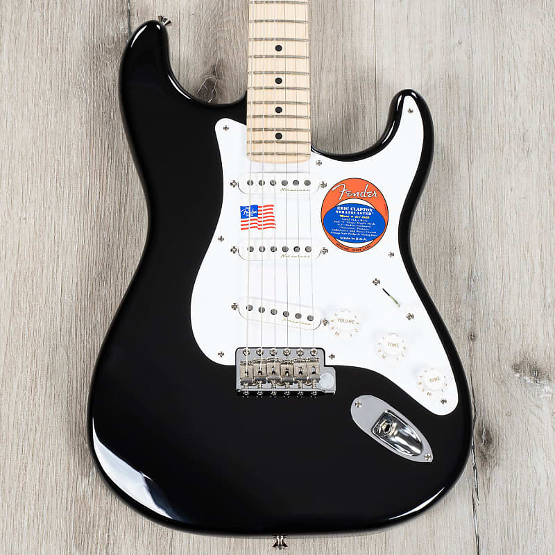 Электрогитара Fender Eric Clapton Stratocaster Guitar, Maple Fingerboard, Black цена и фото