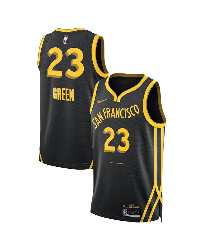 

Мужская и женская майка Draymond Green Black Golden State Warriors 2023/24 Swingman — City Edition Nike, цвет Black