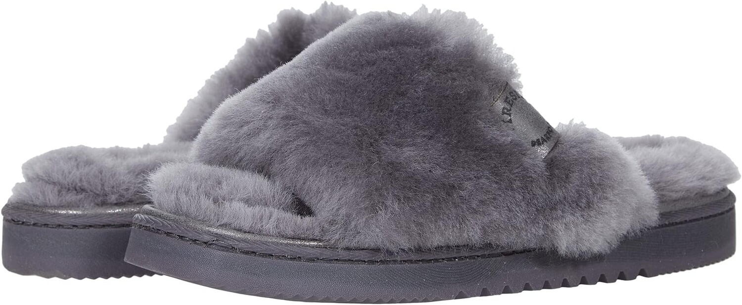 

Тапочки Cairns Genuine Shearling Slide FIRESIDE by Dearfoams, серый