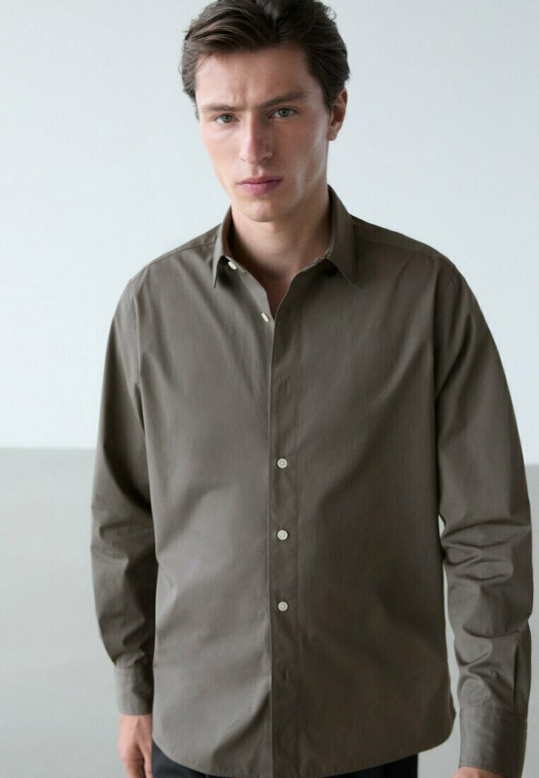 

Рубашка Massimo Dutti, темно-серый