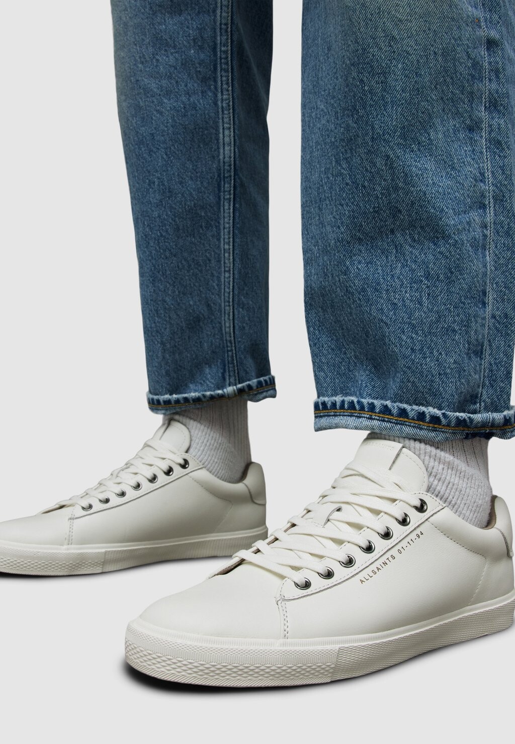 

Низкие кроссовки BRODY LTHR LOW TOP AllSaints, белый