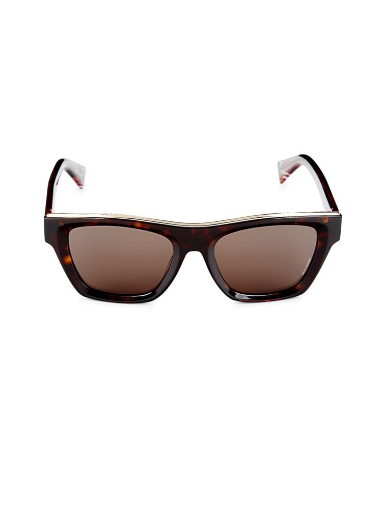 

Квадратные солнцезащитные очки 53MM Missoni, цвет Havana Red