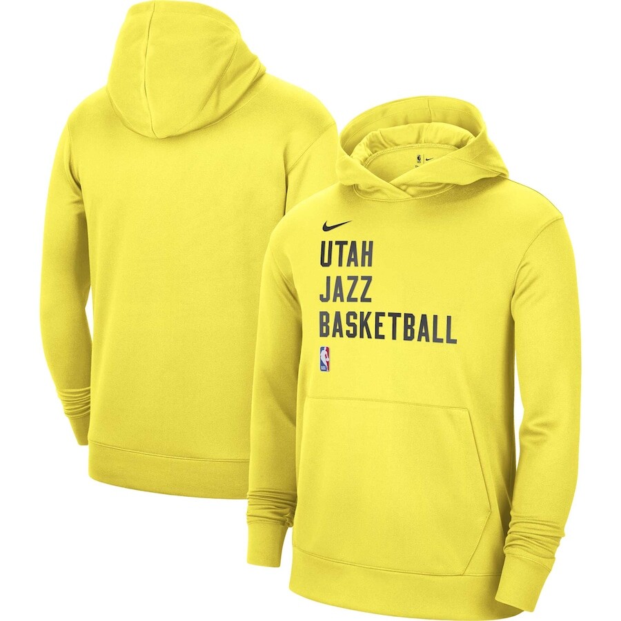 

Пуловер с капюшоном Nike Utah Jazz, желтый
