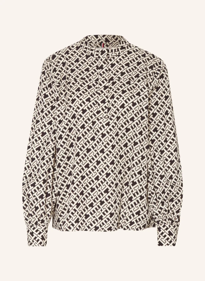 

Блузка-рубашка Tommy Hilfiger, черный, Белый