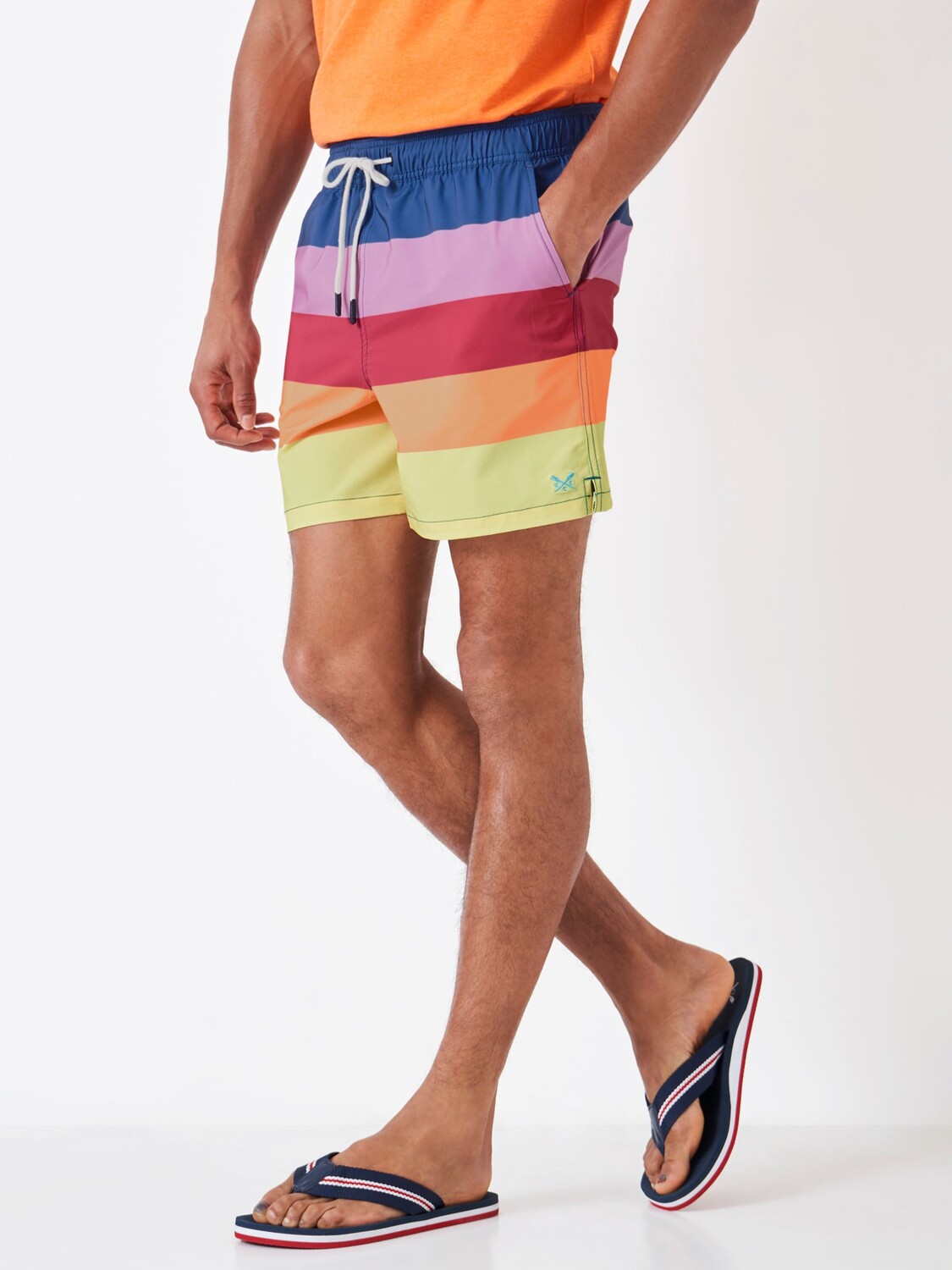 

Полосатые шорты для плавания Crew Clothing, Многоцветный