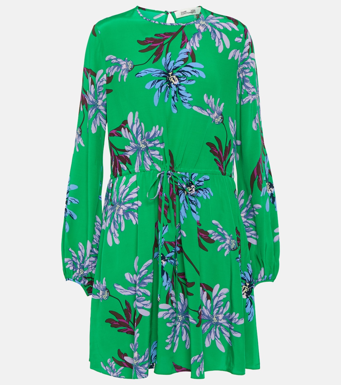 Мини-платье sydney с цветочным принтом Diane Von Furstenberg, мультиколор