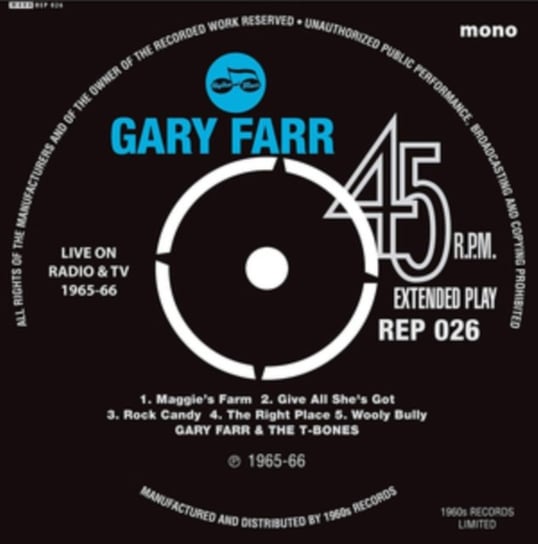 Виниловая пластинка Farr Gary - Live On TV EP alligator records saffire the uppity blues women live