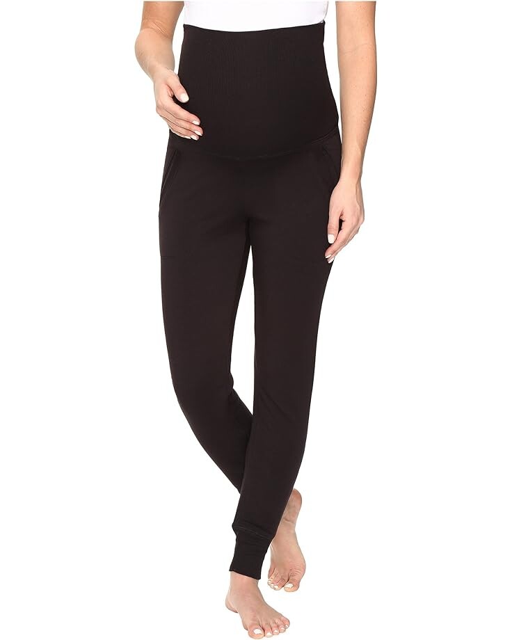 

Спортивные брюки Beyond Yoga Cozy Fleece Maternity, черный
