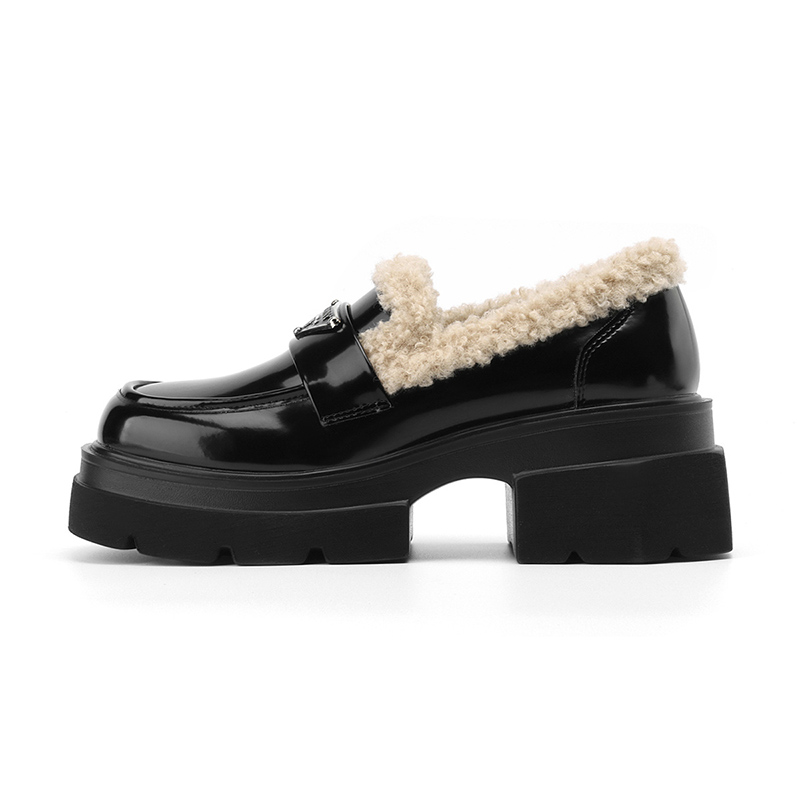 

Лоферы женские Josiny, цвет Off-white (heel height 6.5cm)