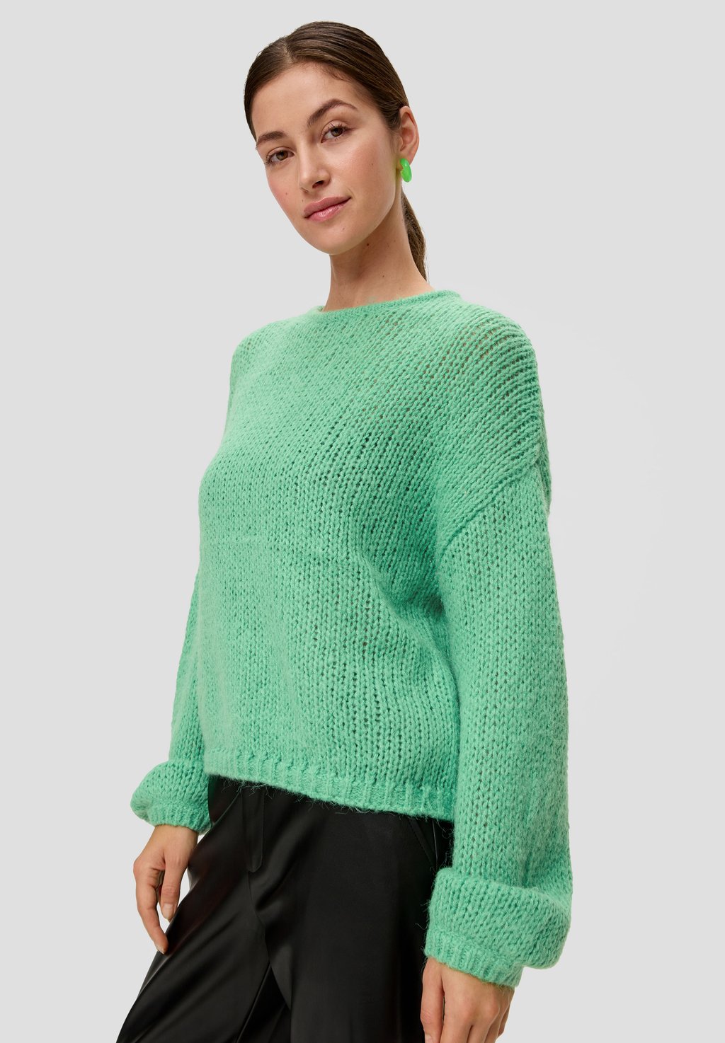 Вязаный свитер QS, цвет grün