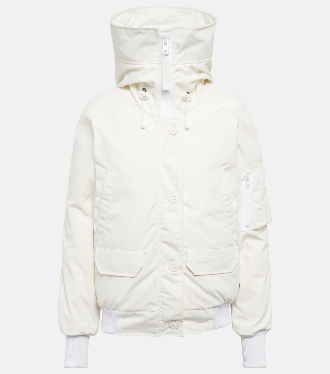 

Бомбер Chilliwack с капюшоном CANADA GOOSE, серый