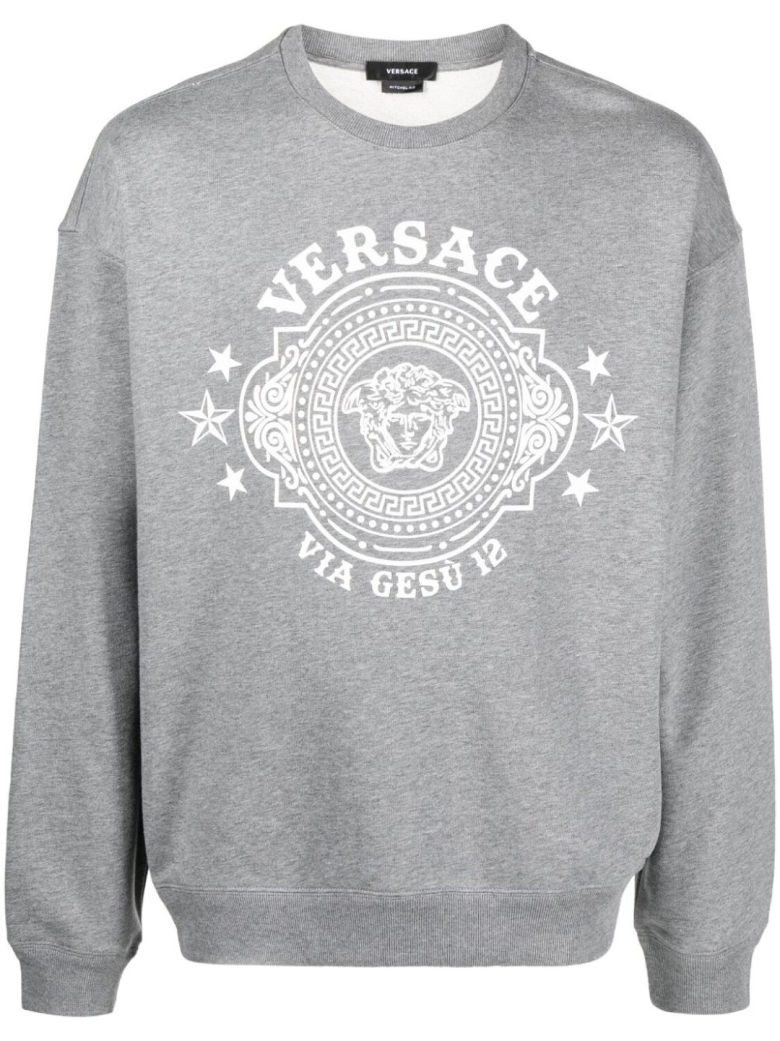 

Versace толстовка Medusa Badge, серый