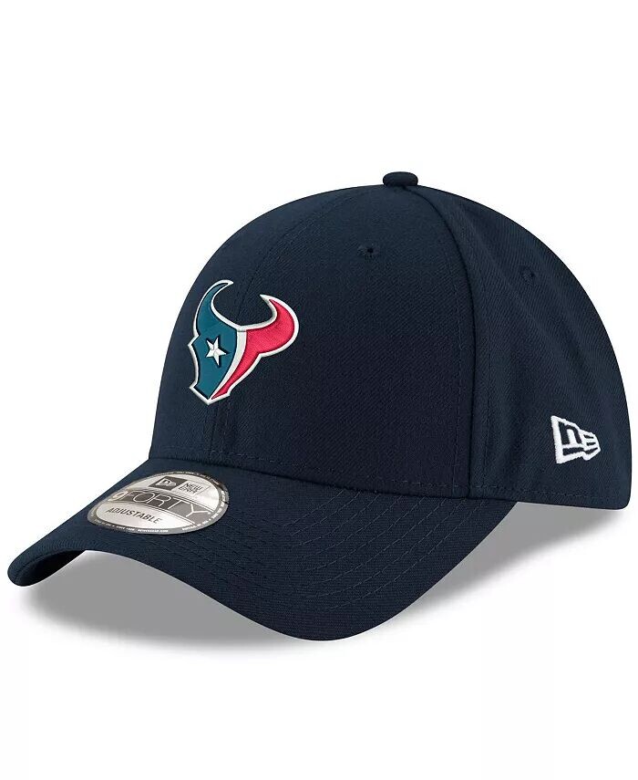 

Мужская и женская регулируемая шапка темно-синего цвета Houston Texans League 9FORTY New Era, синий