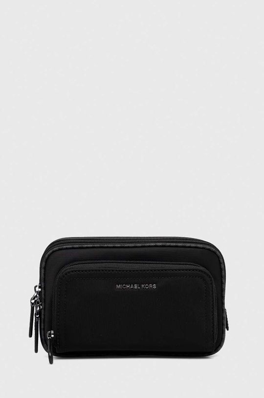 Поясная сумка Michael Kors, черный сумка поясная michael kors повседневная текстиль внутренний карман коричневый