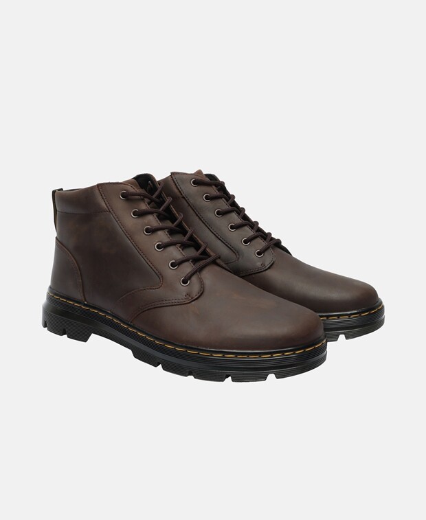 

Ботинки на шнуровке Dr. Martens, темно коричневый