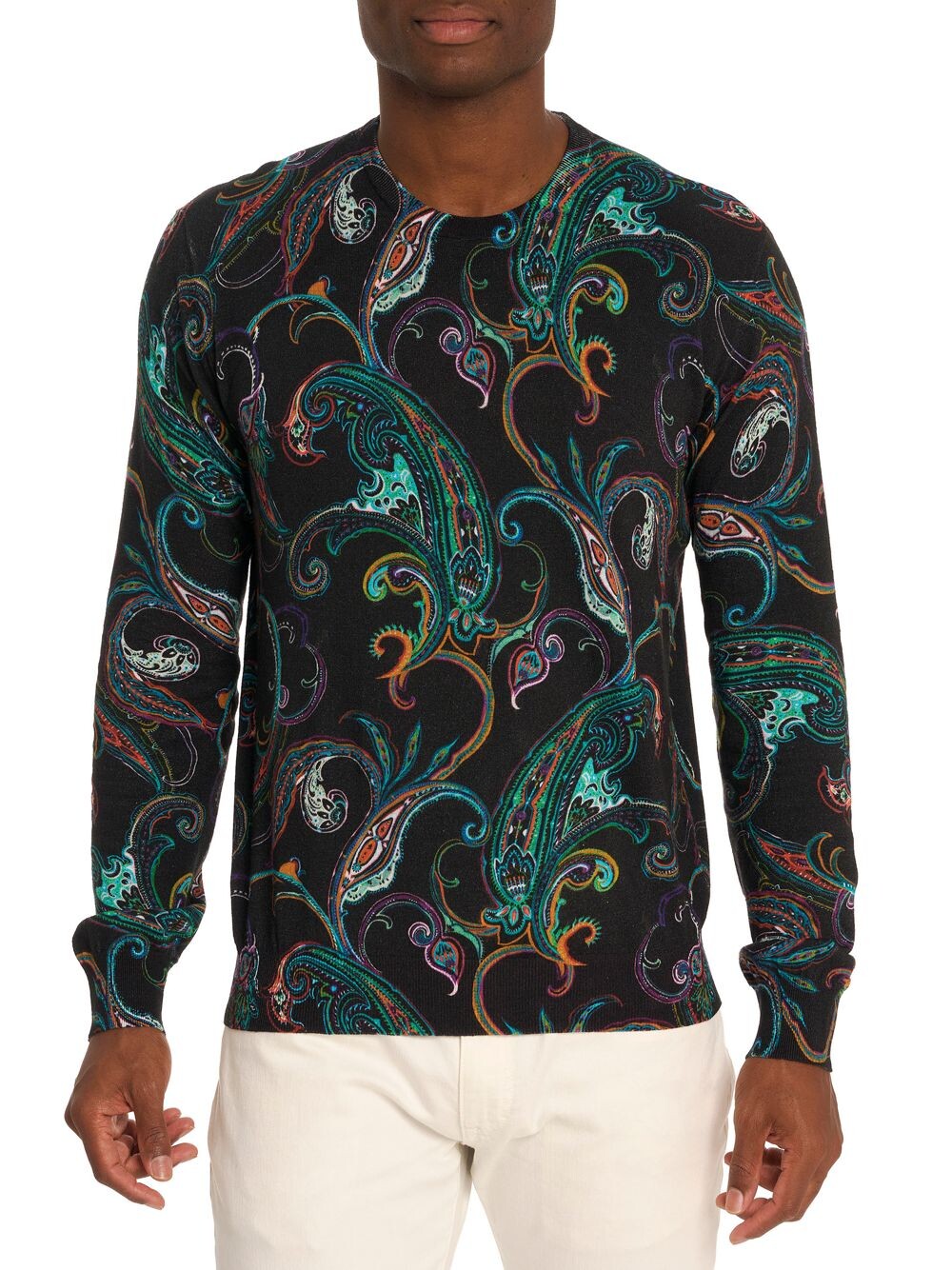 

Свитер Bluto с круглым вырезом Robert Graham, черный