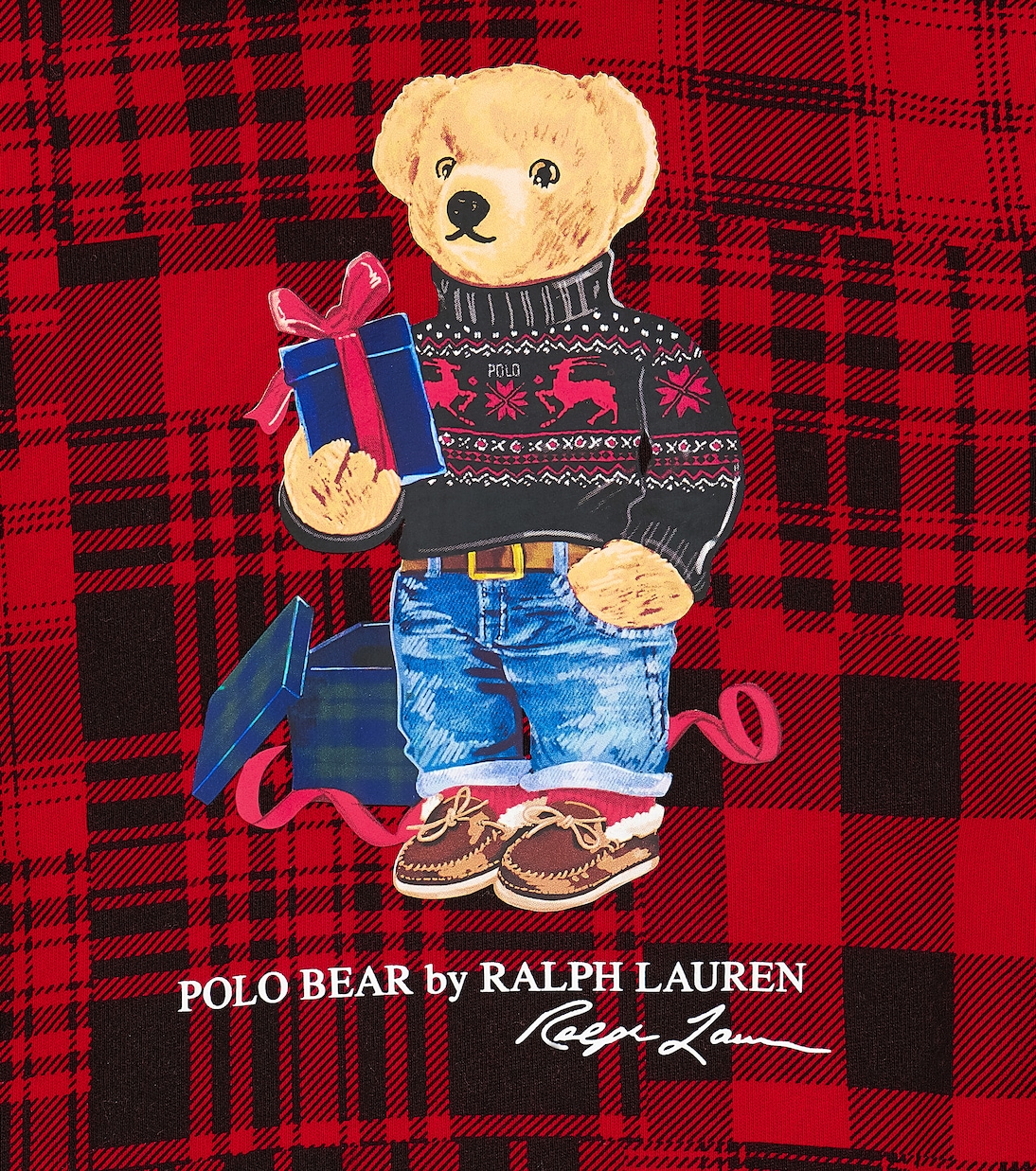 Флисовая толстовка polo bear в клетку Polo Ralph Lauren Kids, мультиколор –  заказать с доставкой из-за рубежа через онлайн-сервис «CDEK.Shopping»