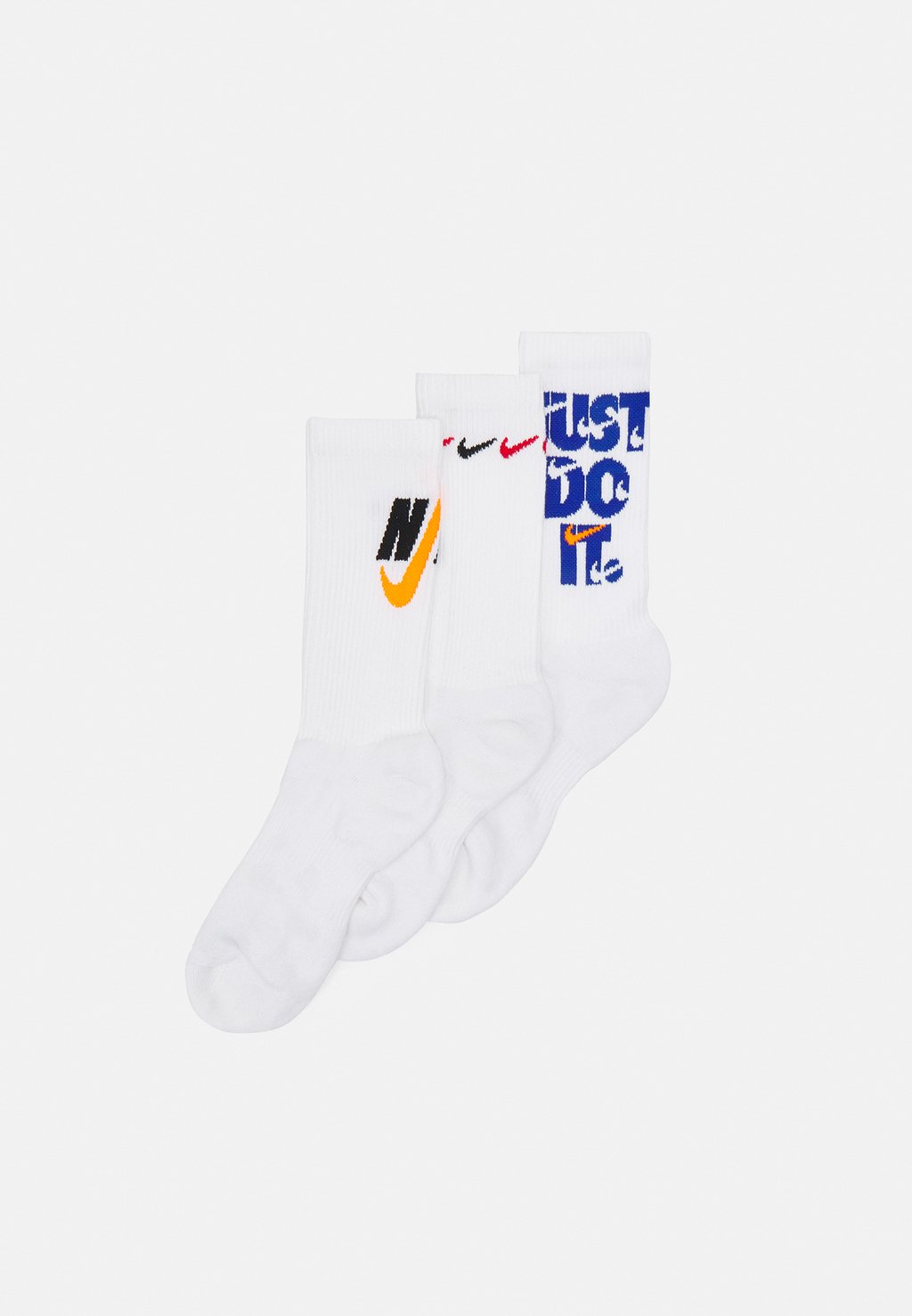 Спортивные носки Nike Everyday Plus Cush Crew 3 Pack Unisex, белый/черный