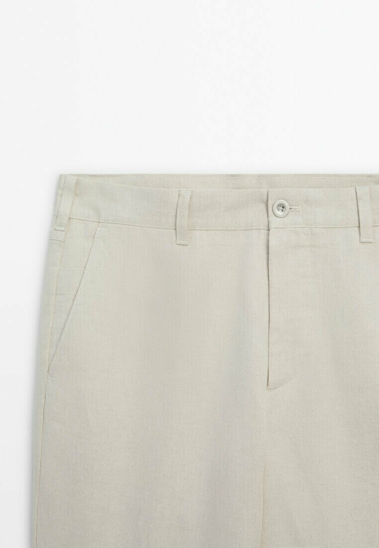 

Тканевые брюки Massimo Dutti, бежевый