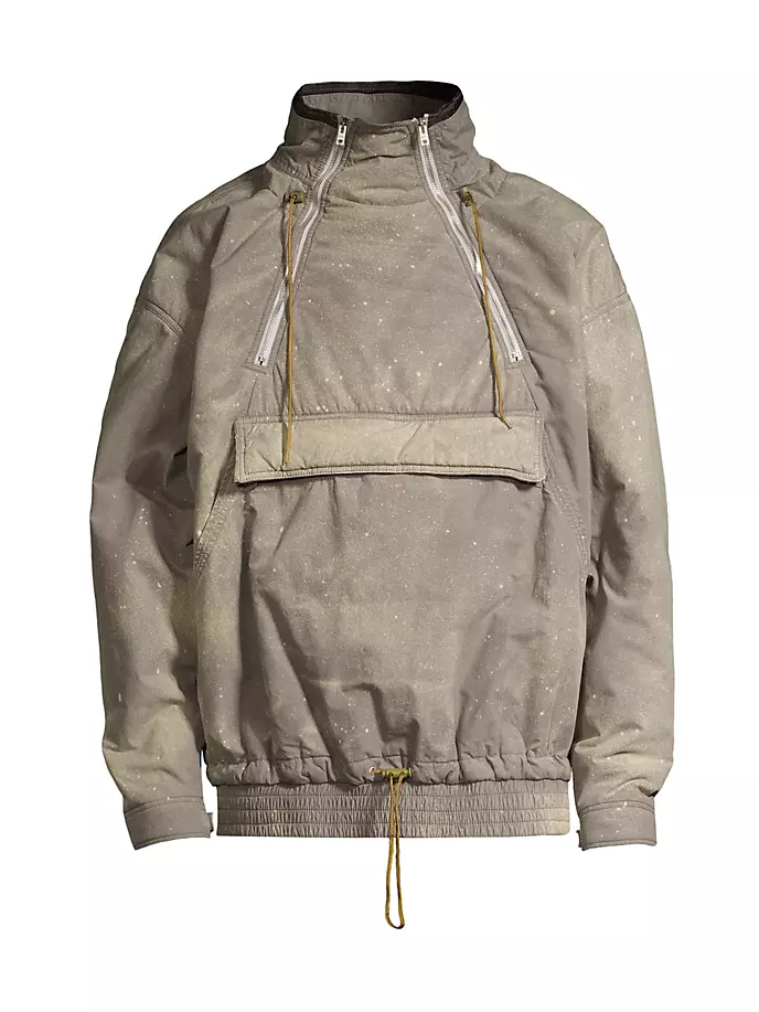 

Пуловер из хлопкового поплина Ovitor Acne Studios, серый