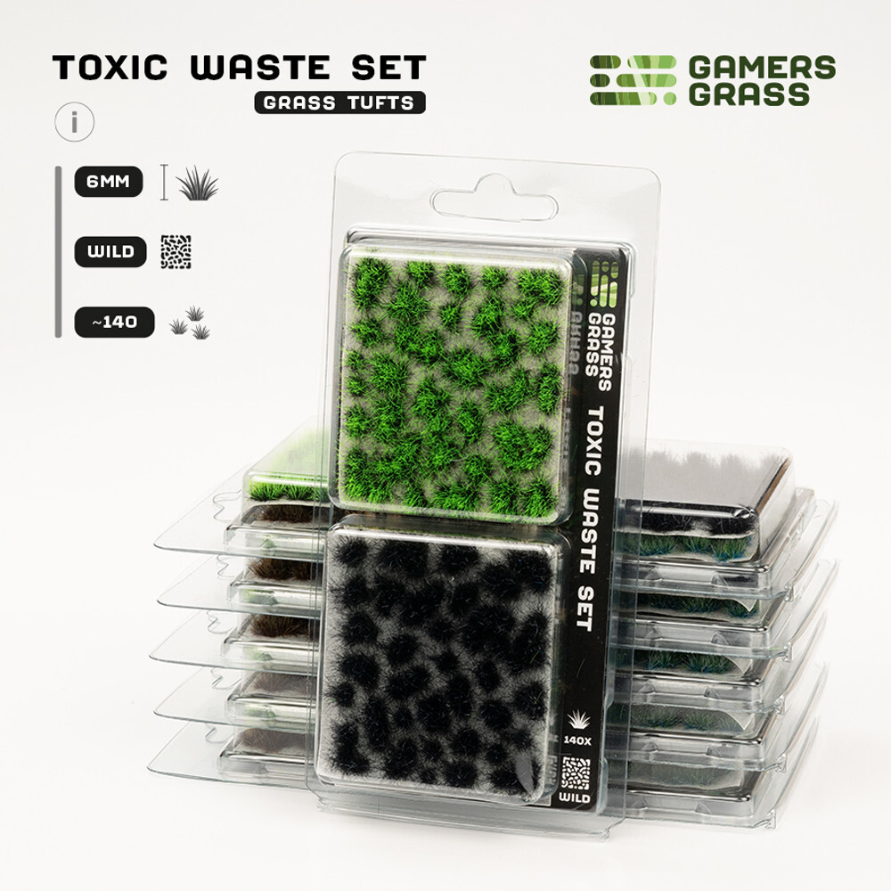 

Аксессуары Gamers Grass Gamers Grass Tufts: Toxic Waste Set - Wild