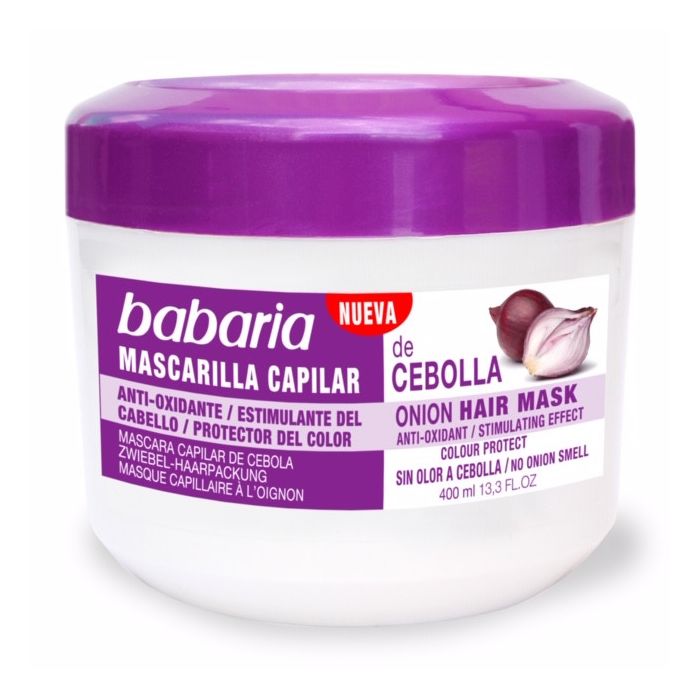 Маска для волос Mascarilla Capilar de Cebolla Babaria, 400 ml восстанавливающая маска для волос babaria nutritive