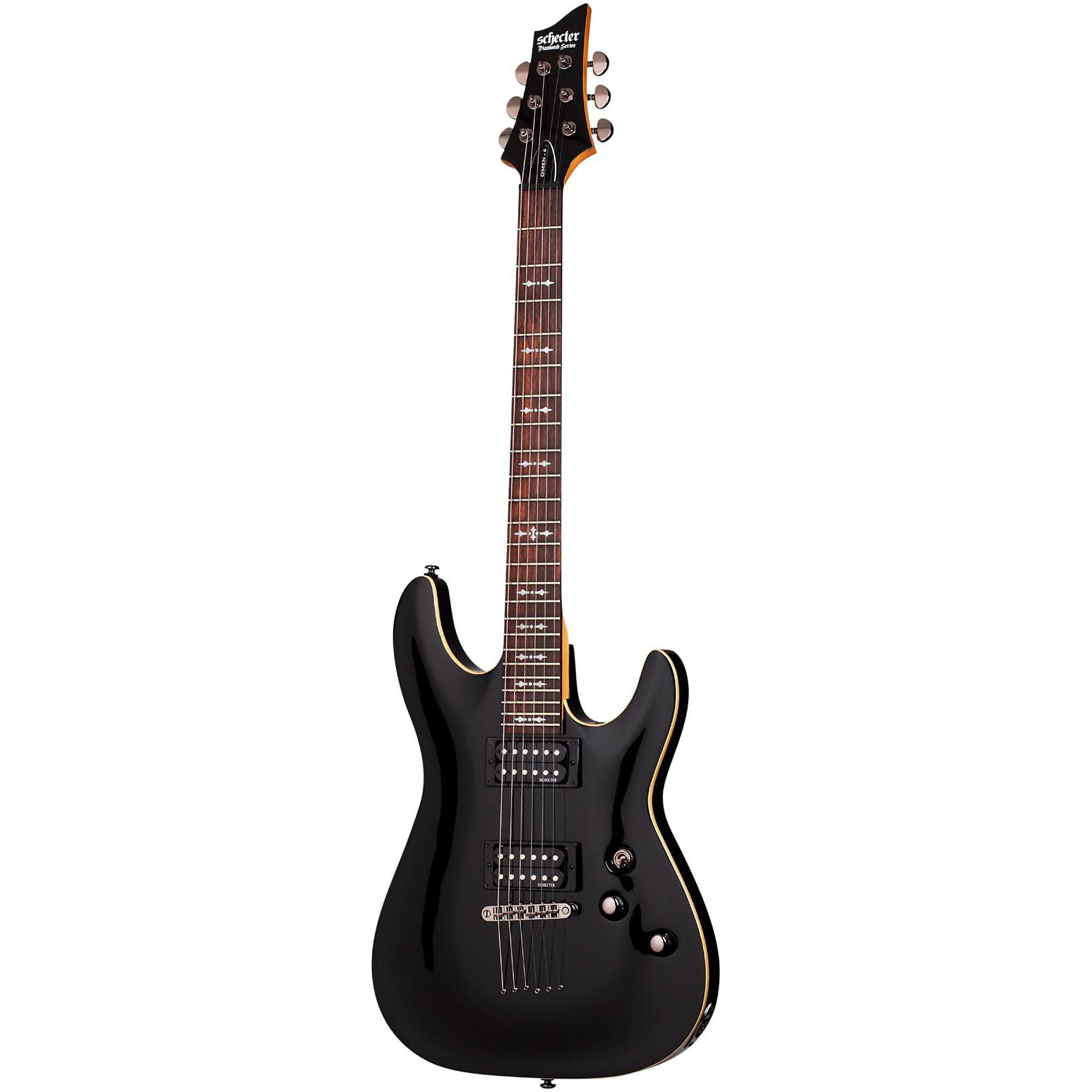цена Schecter Guitar Research OMEN-6 Электрогитара черная