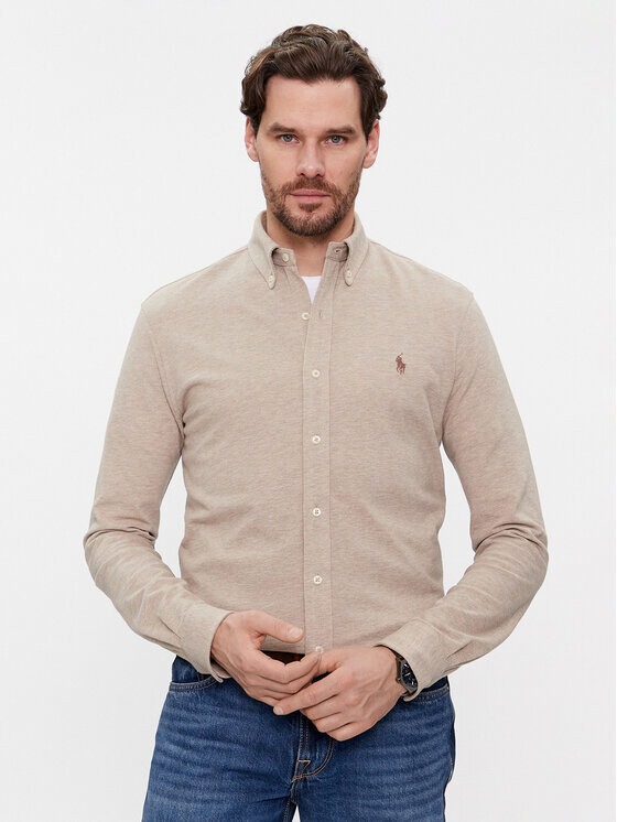

Рубашка стандартного кроя Polo Ralph Lauren, бежевый
