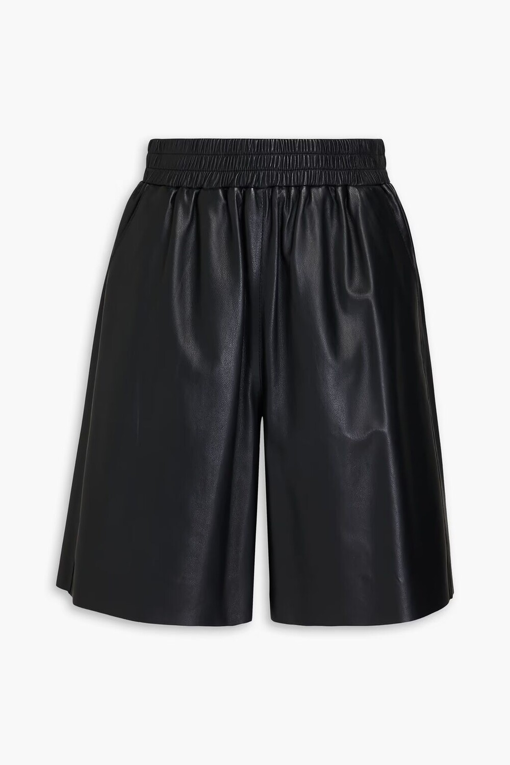 

Кожаные шорты Emporio Armani, черный