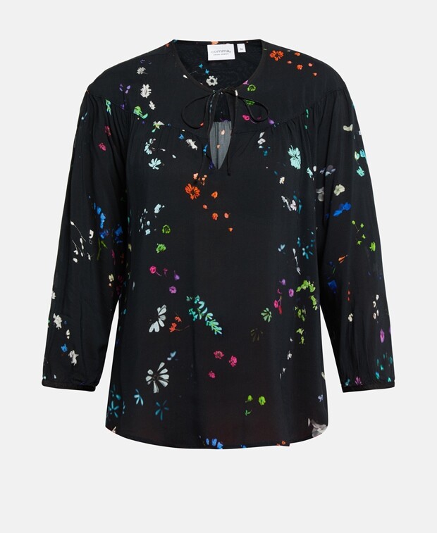 

Рубашка блузка Comma, Casual Identity, цвет Caviar Black